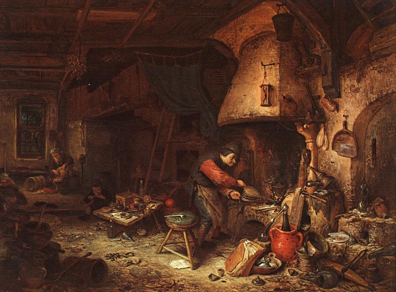 Anthony Van Dyck An Alchemist Sweden oil painting art